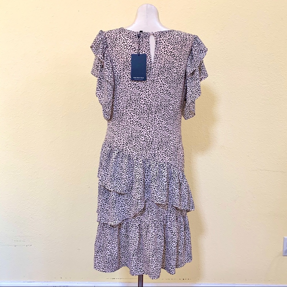 Dress Animal Cheetah Print XXL Cream Black NWT - Picture 5 of 16